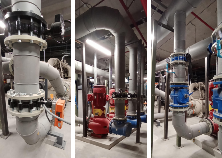 Tuberías de Italsan en en el mall shopping La Molina Tuberías de Italsan en en el mall shopping La Molina